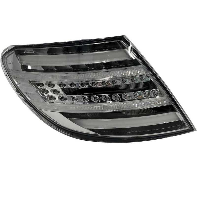 Mercedes C-Class W204 Smoked Black LED Tail Lights 2007-2014 | OEM 2049060603/0203 L 2049060703/0503