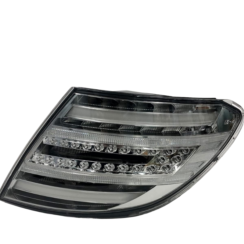 Mercedes C-Class W204 Smoked Black LED Tail Lights 2007-2014 | OEM 2049060603/0203 L 2049060703/0503