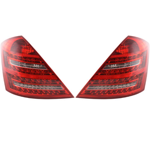 Fit for 2008 Mercedes-Benz S-Class W221 Tail Light - Old to New Style Upgrade 