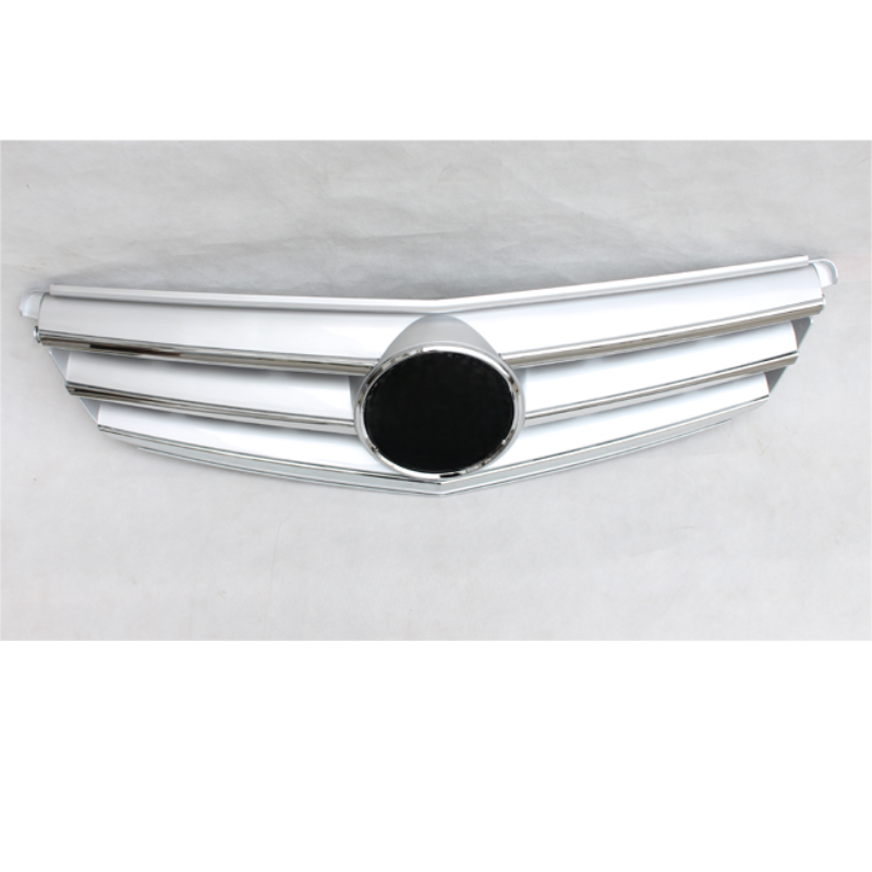 2007-2014 Mercedes-Benz W204 C-Class Grille (C180/C200/C250/C300) | Black & Silver | Aftermarket Par
