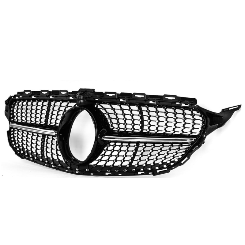 2013-2015 Mercedes-Benz W205 C-Class C300 Grille | Black & Silver | Aftermarket Part | A  2048800023