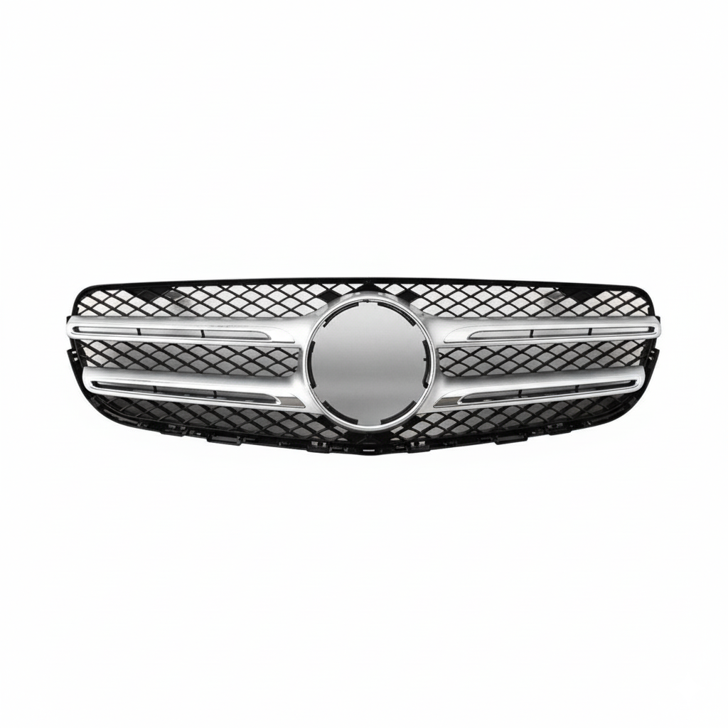 Mercedes-Benz W253 GLC 2015-2019 Grille Without Camera Hole | OEM 2538882000 Aftermarket Replacement