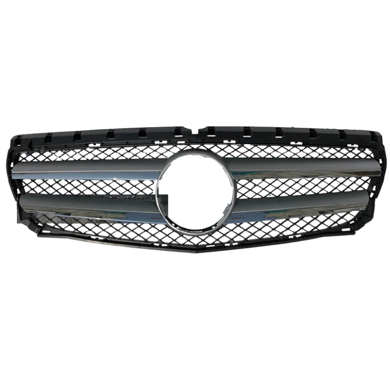 Mercedes-Benz B-Class W246 Grille | OEM 2468801483/2468801283, Silver & Black Aftermarket Grille