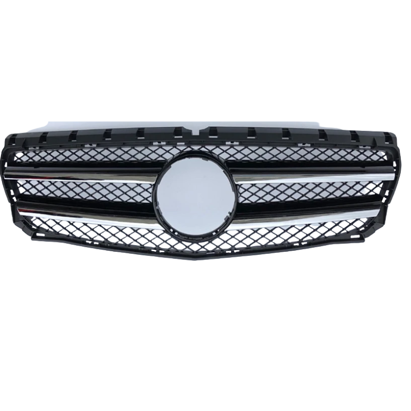 Mercedes-Benz B-Class W246 Grille | OEM 2468801483/2468801283, Silver & Black Aftermarket Grille