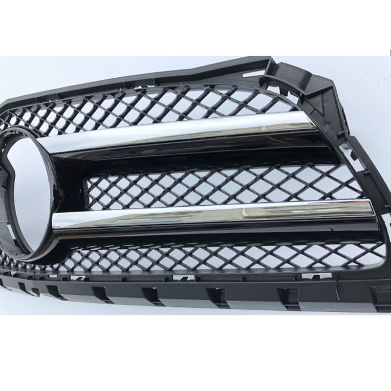 Mercedes-Benz B-Class W246 Grille | OEM 2468801483/2468801283, Silver & Black Aftermarket Grille