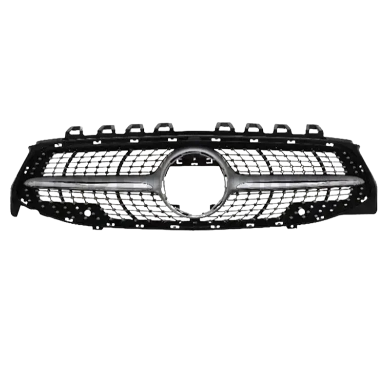 Mercedes-Benz CLA Grille | OEM 1188800802/1188800902, Perforated/Non-Perforated, Silver & Black