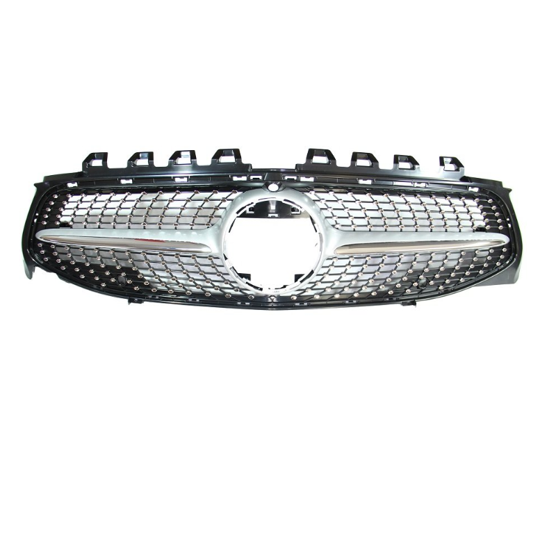 Mercedes-Benz CLA Grille | OEM 1188800802/1188800902, Perforated/Non-Perforated, Silver & Black