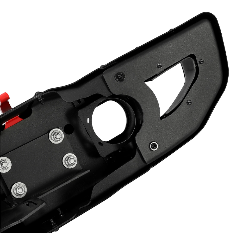 10th Anniversary Front Bumper for Jeep Wrangler JL Rubicon - Heavy-Duty Steel Alumin Winch-Ready