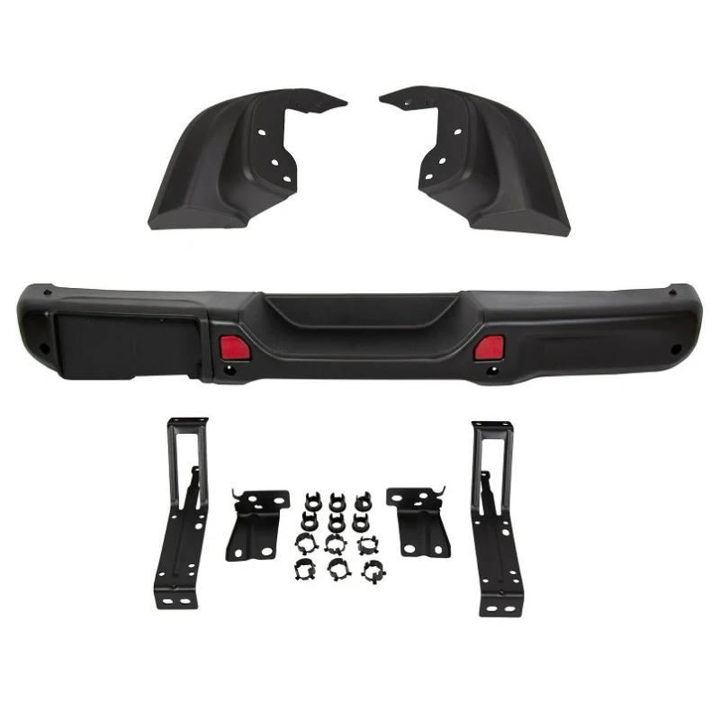  10th Anniversary Rear Bumper for Jeep Wrangler JL Rubicon - Steel 	AluminumTire Carrier & Tow Hook