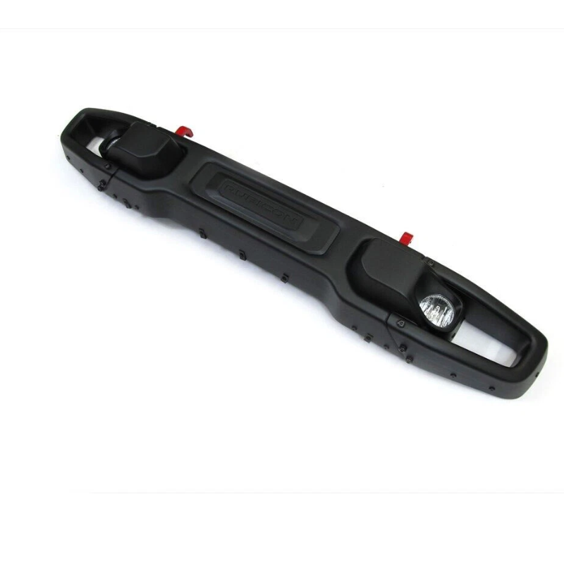 10th Anniversary Front Bumper for Jeep Wrangler JK Rubicon (2007-2017) - Heavy-Duty Steel, Winch-Rea