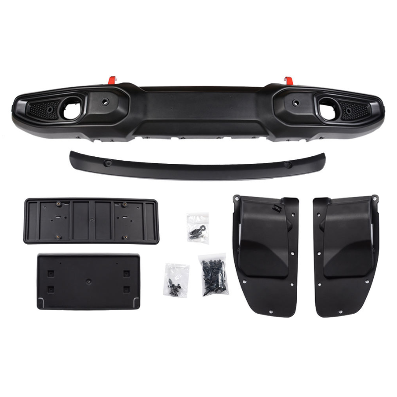 10th Anniversary US-Spec Front Bumper for Jeep Wrangler JL 2018-2025 | Plastic Shell & Metal Bracket