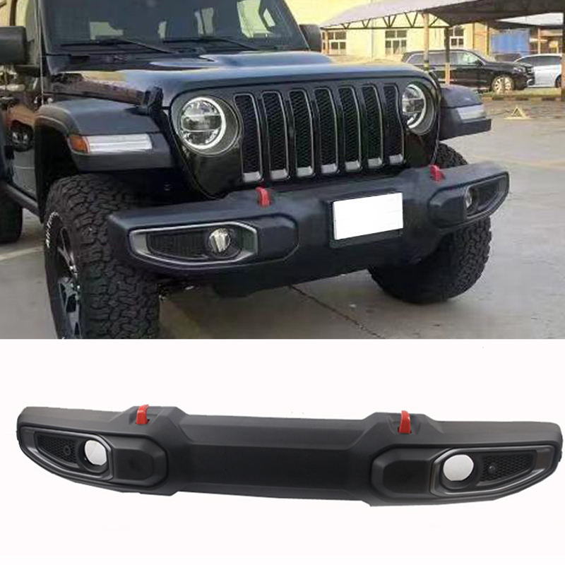 10th Anniversary US-Spec Front Bumper for Jeep Wrangler JL 2018-2025 | Plastic Shell & Metal Bracket