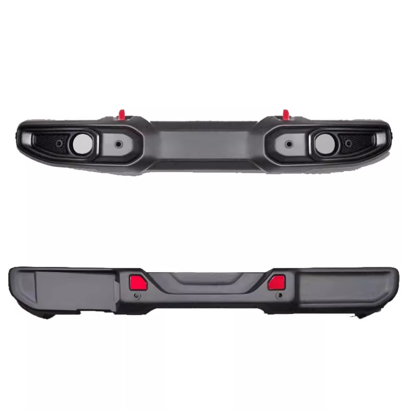 10th Anniversary US-Spec Rear Bumper for Jeep Wrangler JL 2018-2025 | Plastic Shell & Metal Bracket