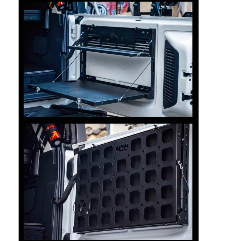 Tailgate Foldable Operation Table & Cargo Shelf for Ford Bronco 2022+ - MCOM Multifunctional Rear St