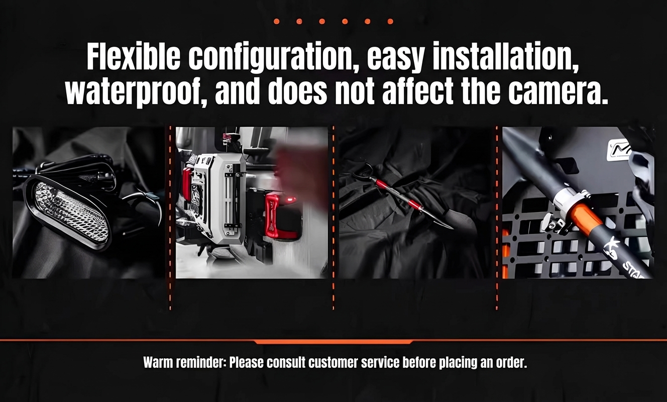 Tailgate Small Backpack for Ford Bronco 2021-2025 - Multifunctional Off-road Storage Box