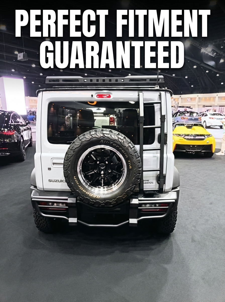 Heavy Duty Steel Front & Rear  Guard for Suzuki Jimny JB74 (2018-2026) - Bolt-on Protection Bull Bar