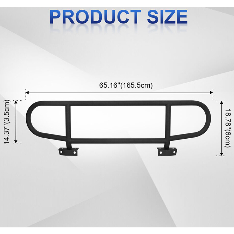 Ford Bronco Front Bumper Brush Guard (2021+ 6th Gen) - Full Grille & Headlight Protection Bull Bar