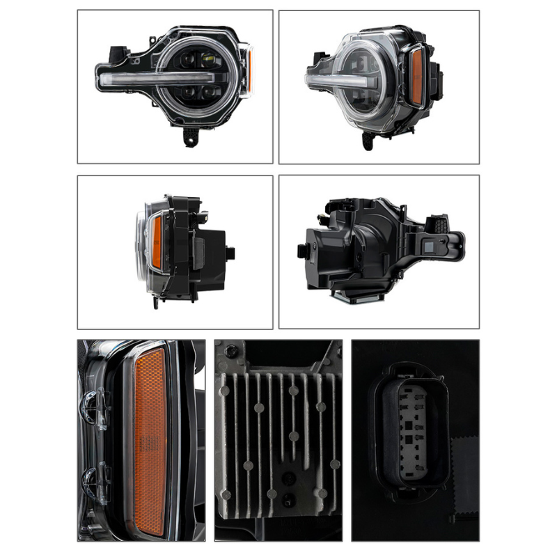 Full LED Projector Headlights for 2021-2024 Ford Bronco | Badlands/Raptor Style Upgrade | Signature 