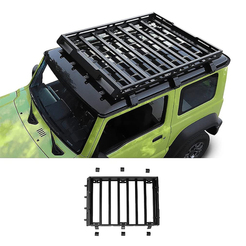  Heavy Duty Aluminum Roof Rack Platform for Suzuki Jimny JB64 JB74 (2018-Present) - Low Profile Off<