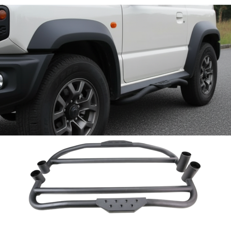 Full-Size Low Profile Aluminum Roof Rack Platform for Suzuki Jimny JB64/JB74 - Heavy Duty Off-Road 